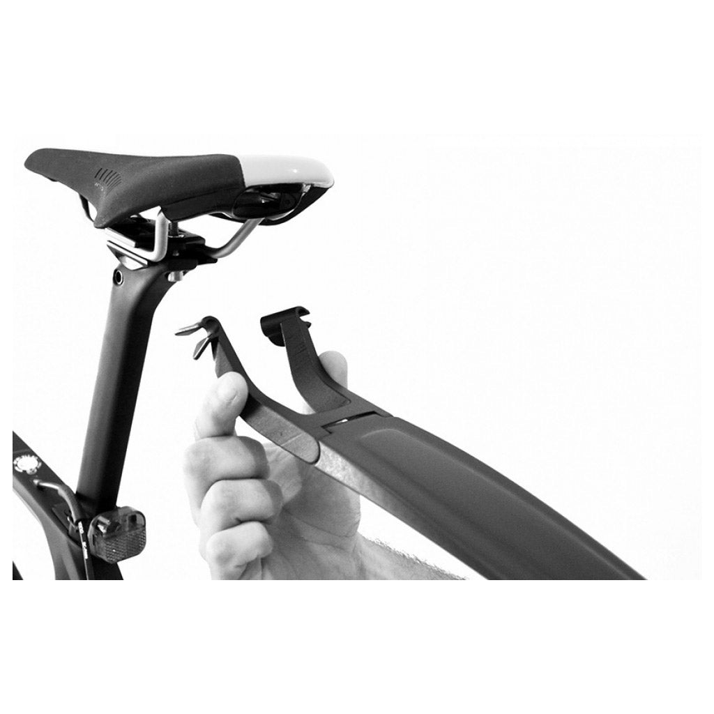 Polisport achterspatbord s-mud short op zadelbrug 16-29