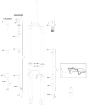 Rockshox federgabel domain rc3 sus.fork rs dom.gold is. rc3 27,5 + 29 boost 150mm - afbeelding 1