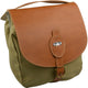 Monte grappa dubbele tas 16,5l bisaccia donkerbruin honey