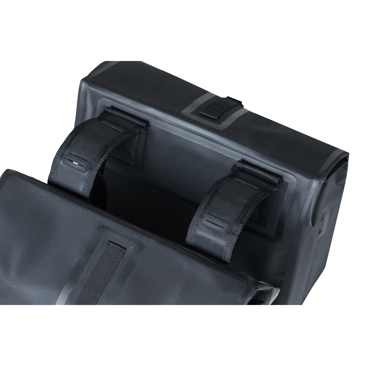 Basil Urban Dry dubbele fietstas, waterdicht, 50L, mat zwart