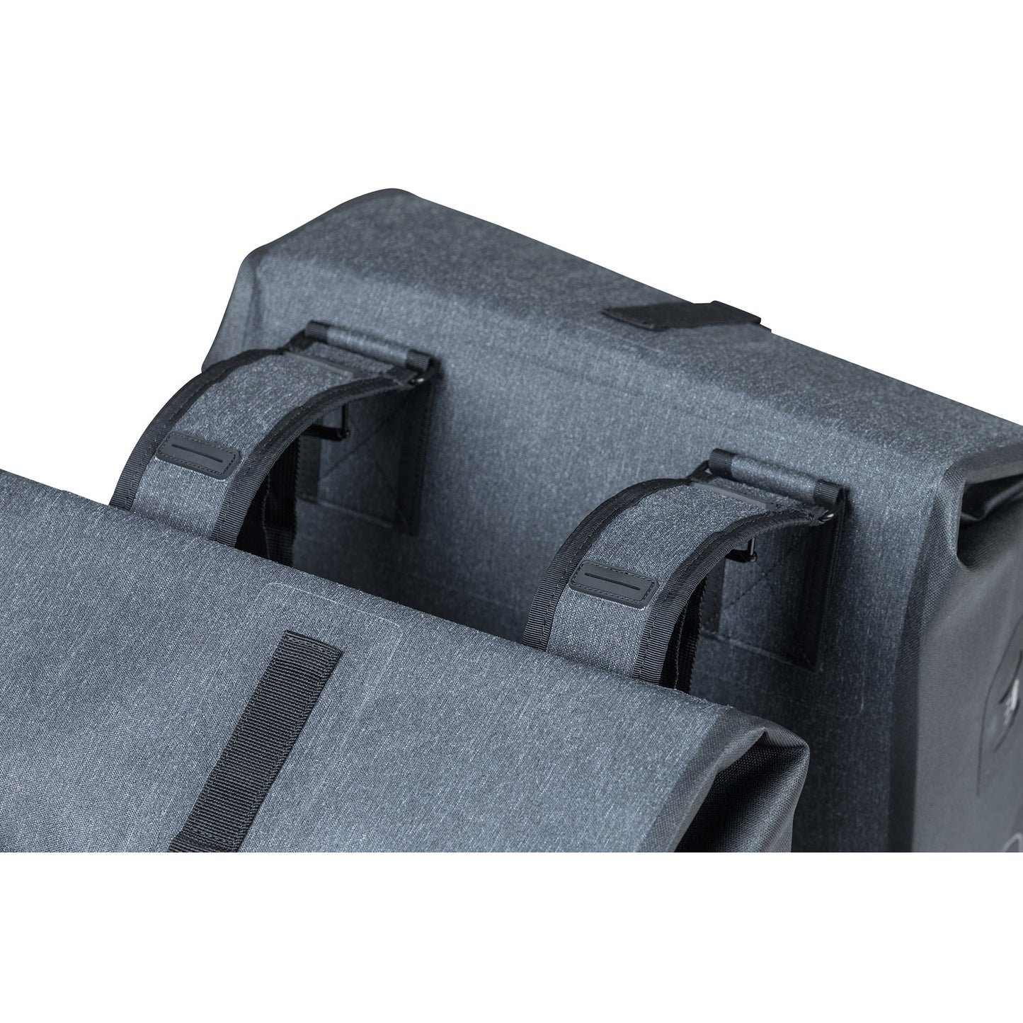 Basil Urban Dry Dubbele Fietstas - Grijs, 50L