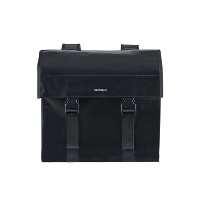 Basil Urban Load Dubbele Fietstas - Zwart