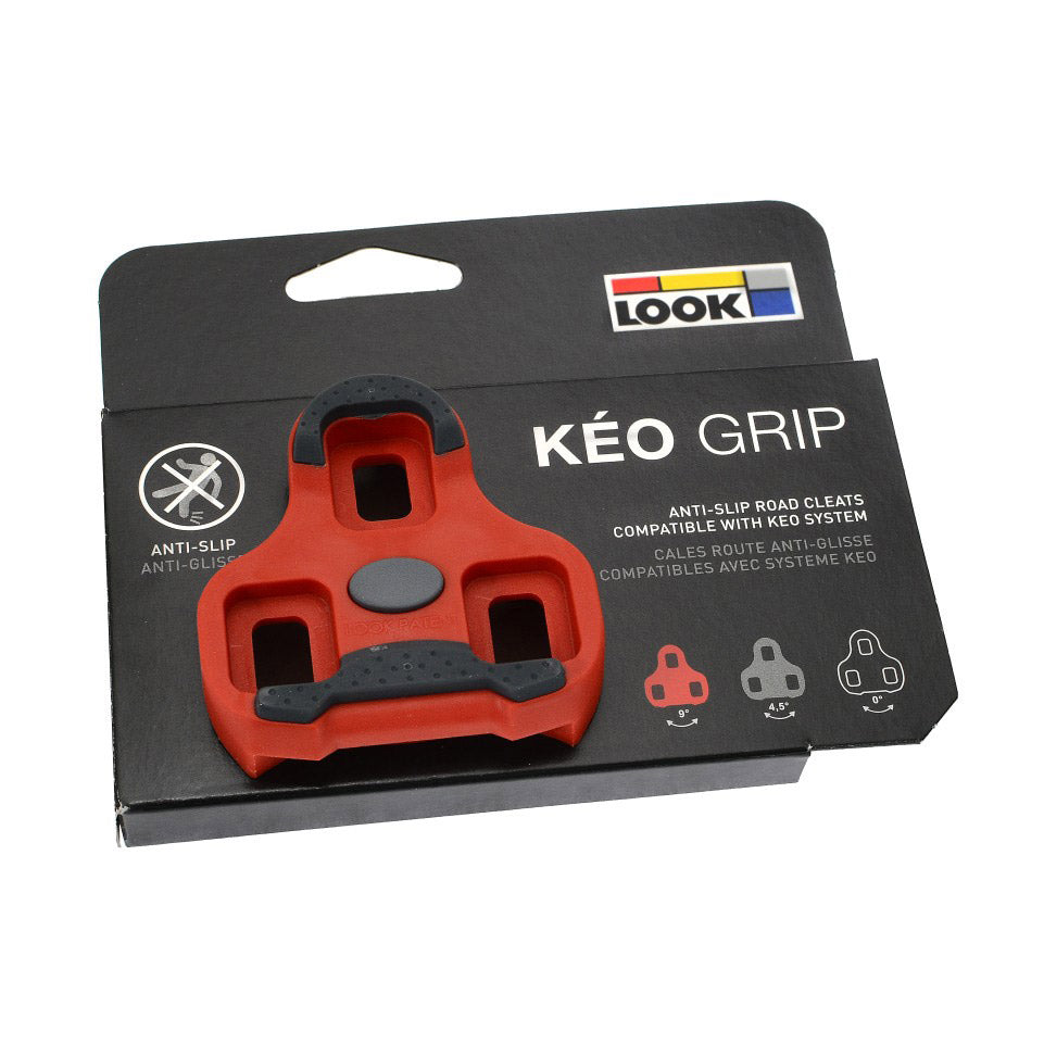 Look Schoenplaatjes Keo Grip race 9° rood