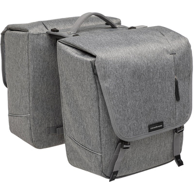 New Looxs Nova Double - Dubbele fietstas, grijs