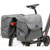 Mondi Joy Dubbele Fietstas - Racktime Snap-it - Waterafstotend Polyester - 38L - Ivy Walnut