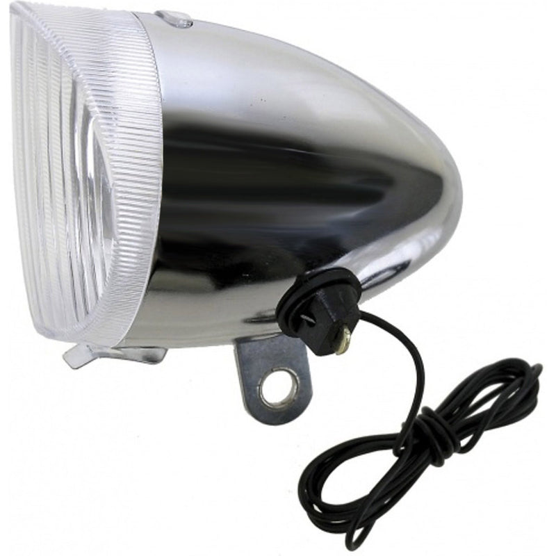 koplamp halogeen dynamo zilver