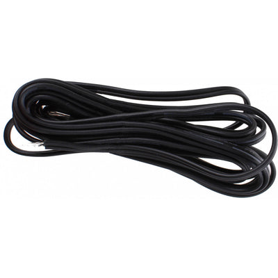 verlichtingssnoer 2-aderig 210 cm zwart