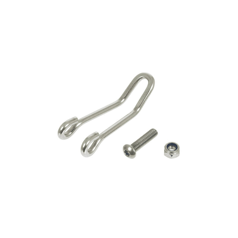 Busch muller busch m�ller koplamphaak lang 60 18mm rvs zilver