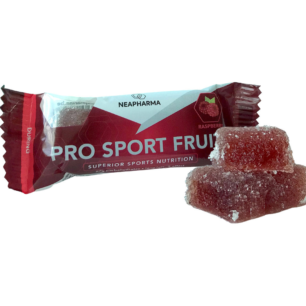 Neapharma Neapharma reep Sport Fruit framboos doosje met 15 repen