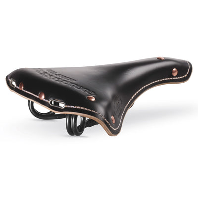 Selle monte grappa monte grappa zadel oxford club sport leer zwart