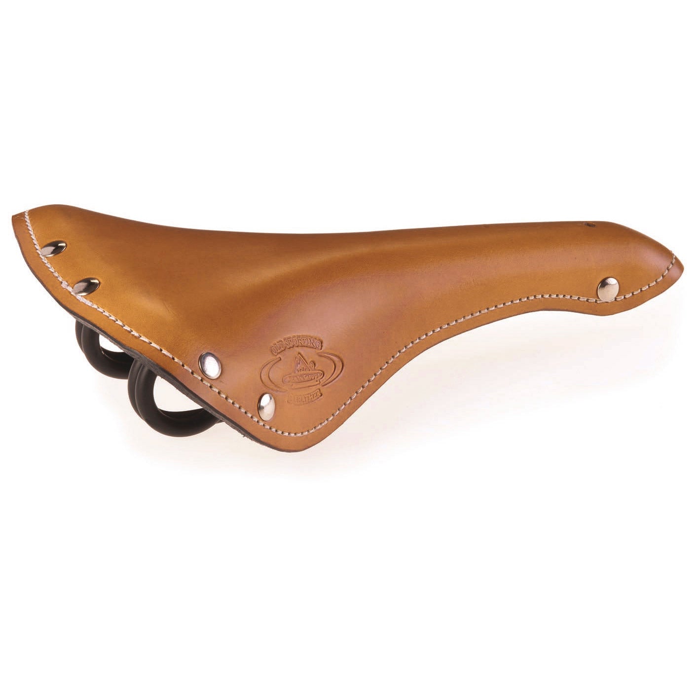 Selle Monte Grappa Zadel Old Sporting leer cognac