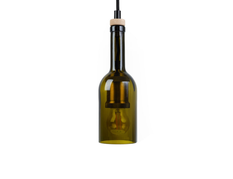 Rebottled hanglamp - olive