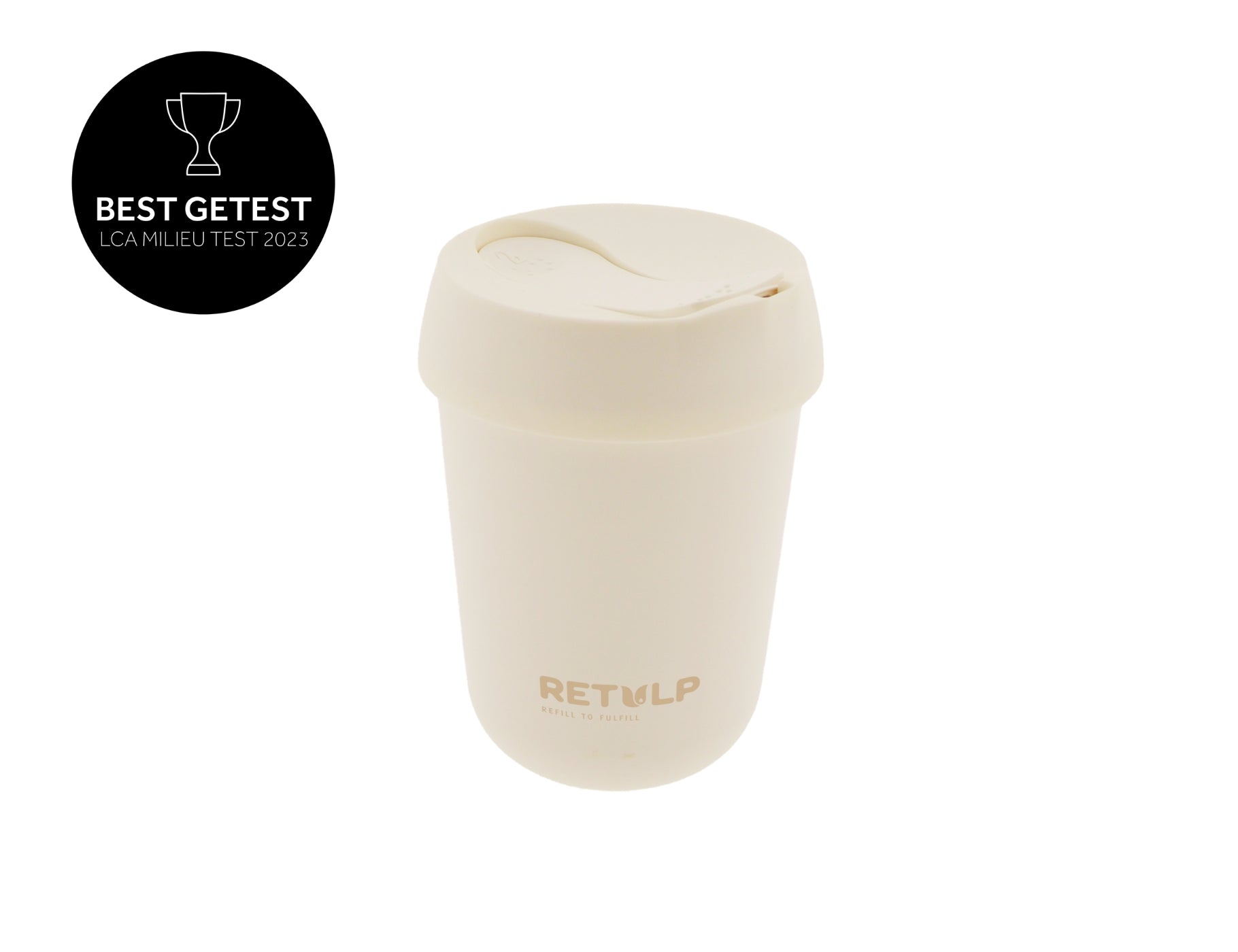 Retulp koffiebeker - chalk white