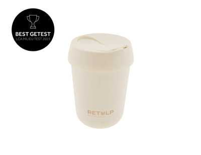 Retulp koffiebeker - chalk white
