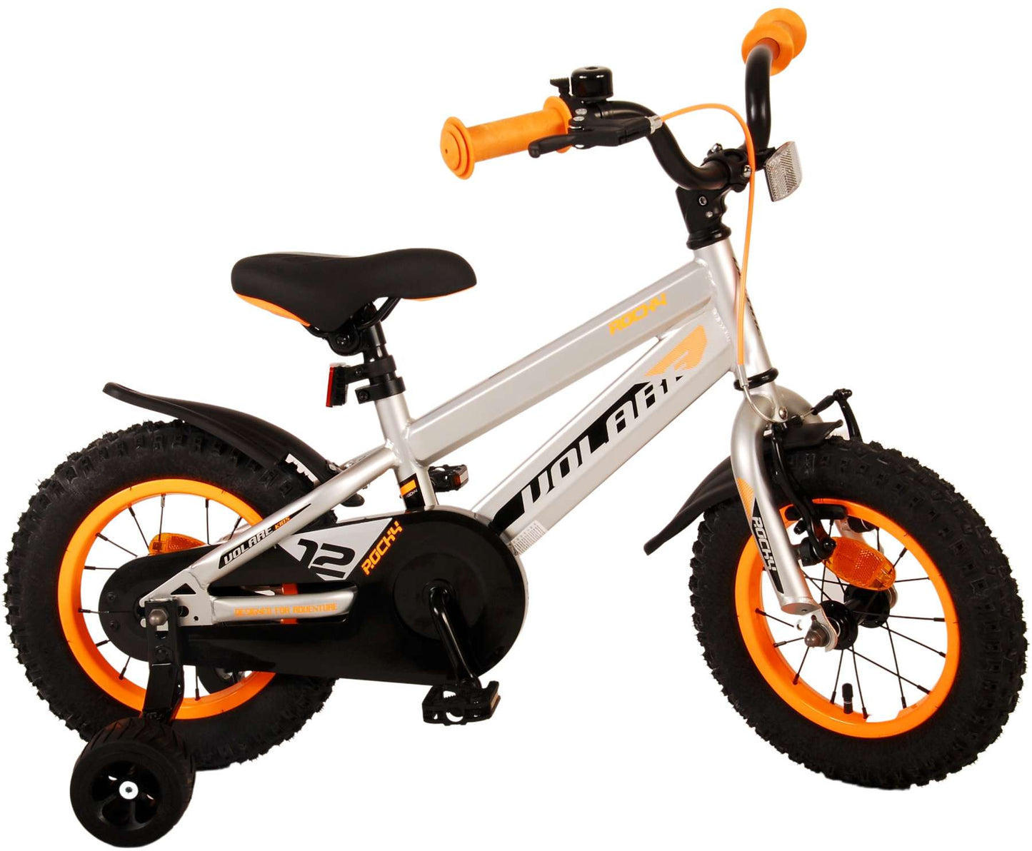 Volare Rocky Kinderfiets - Jongens - 12 inch - Grijs
