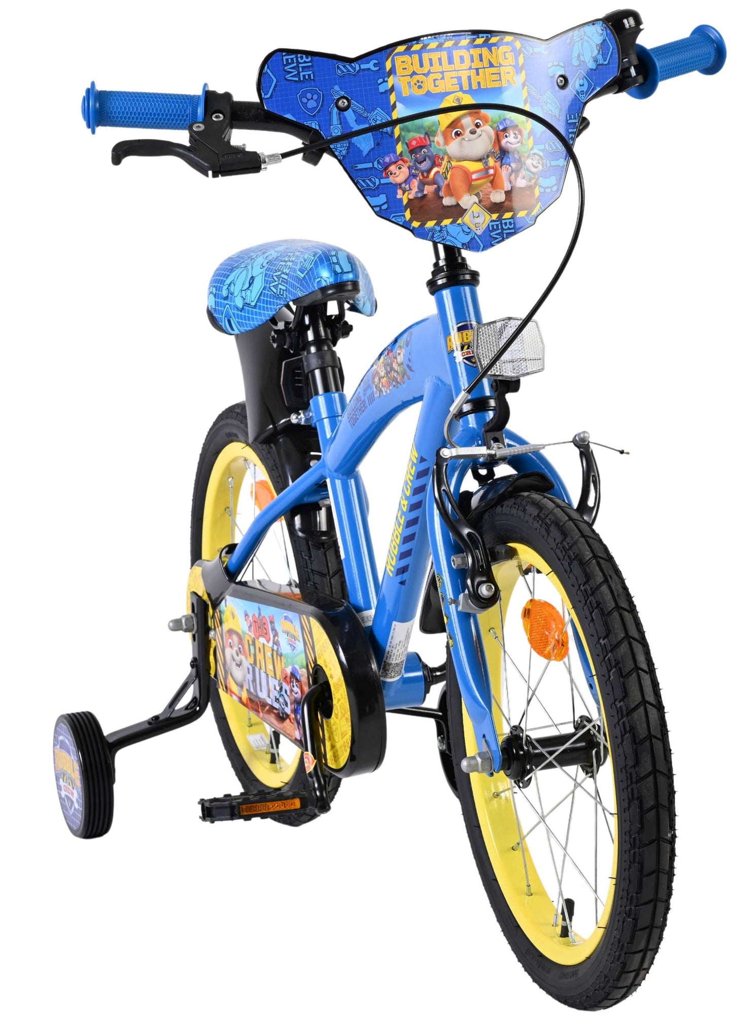 Rubble crew kinderfiets - jongens - 16 inch - blauw