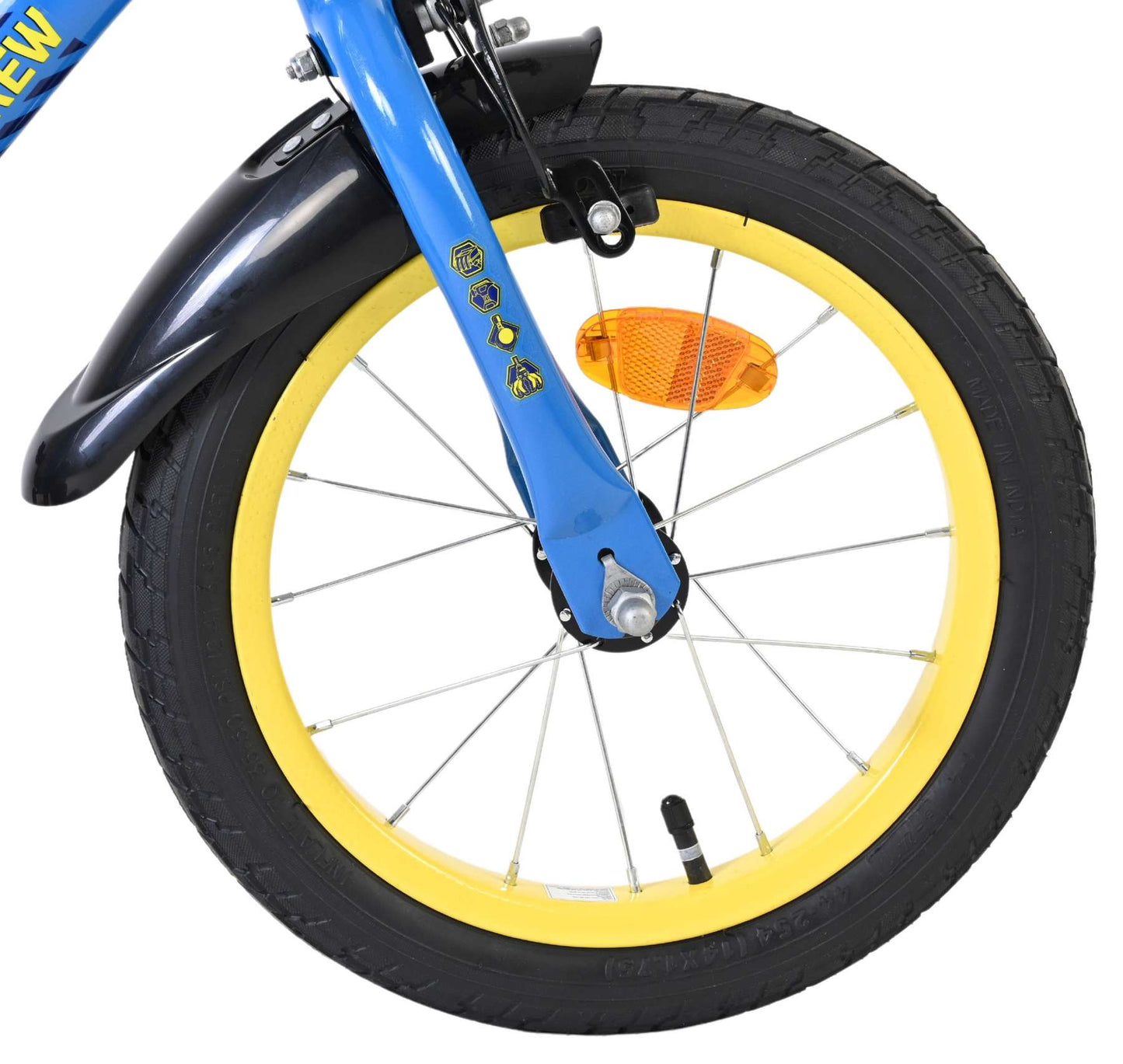 Rubble crew - kinderfiets - jongens - 14 inch - blauw