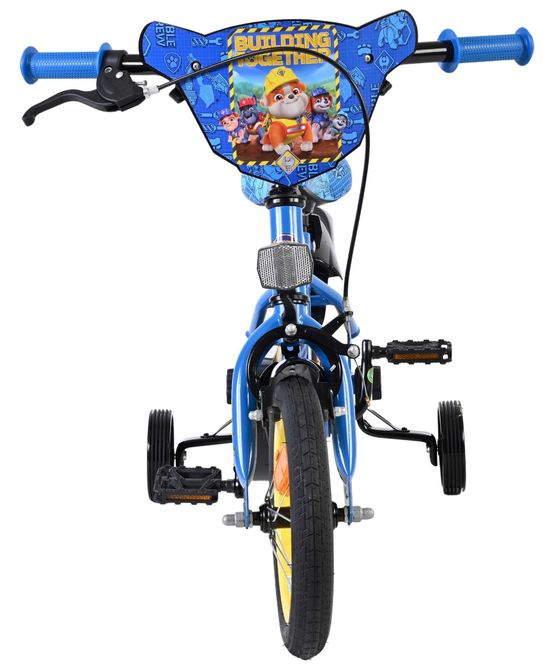 Volare paw patrol rubble en crew fiets 12 blauw 41204