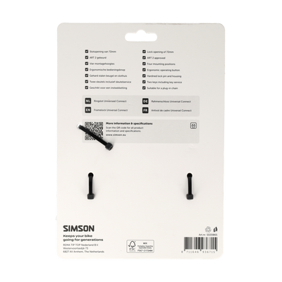 Rema tip top nederland b.v. simson s020865 ringslot universeel connect 72mm art**