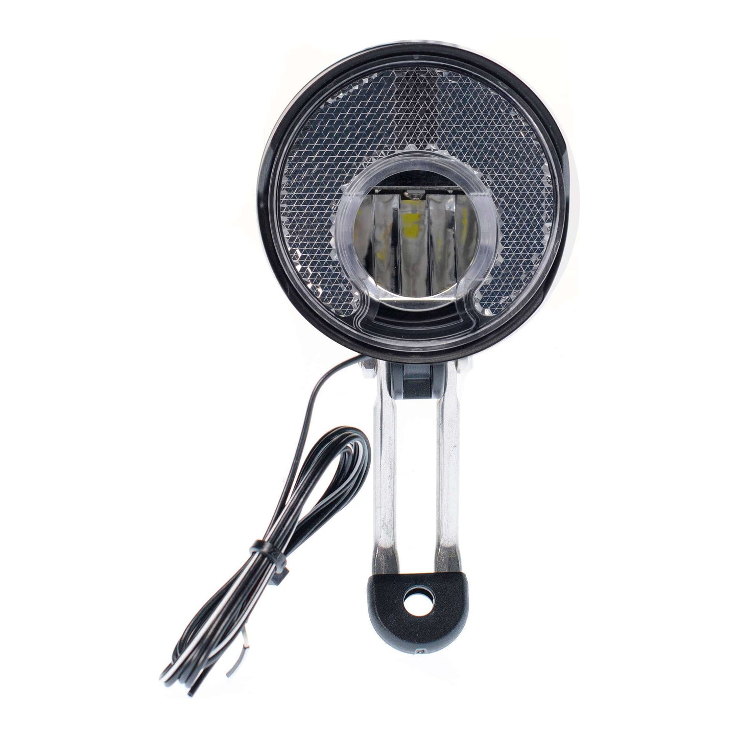 Simson voorvorkkoplamp Truss E-bike zwart op kaart