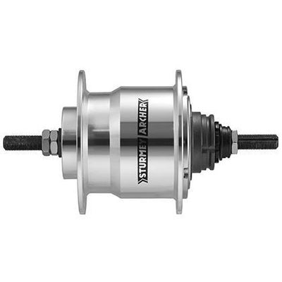 SturmeyArcher Versnellingsnaaf 4 speed Sturmey Archer X-RF4 36 gaats 170 mm aslengte zilver