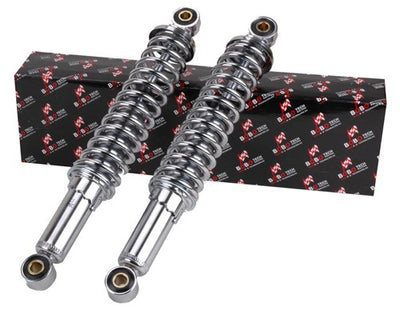 Bobotech schokbreker set tomos maxi 300mm chroom