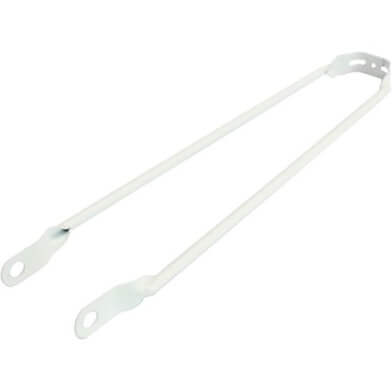Spatbordstang 28sp wit
