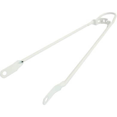 Spatbordstang bumper 28sp wit