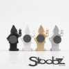 Stoobz kabouter f*ck you magneet zwart wit goud zilver 9cm
