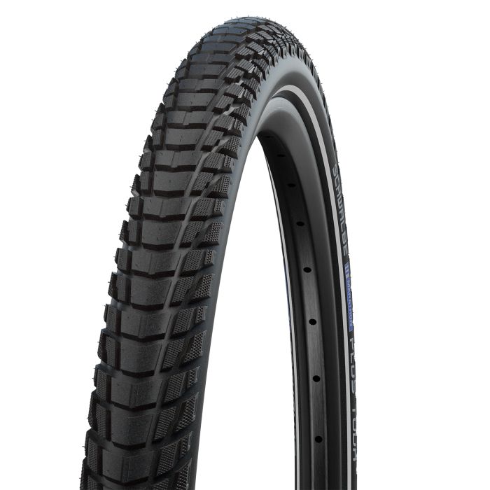Schwalbe marathon plus tour - wired - addix e - smart dualguard - 28x1.75 - black + reflex
