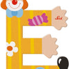 Sevi letter clown e: 10 cm (81741)