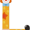 Sevi letter clown l: 10 cm (81748)