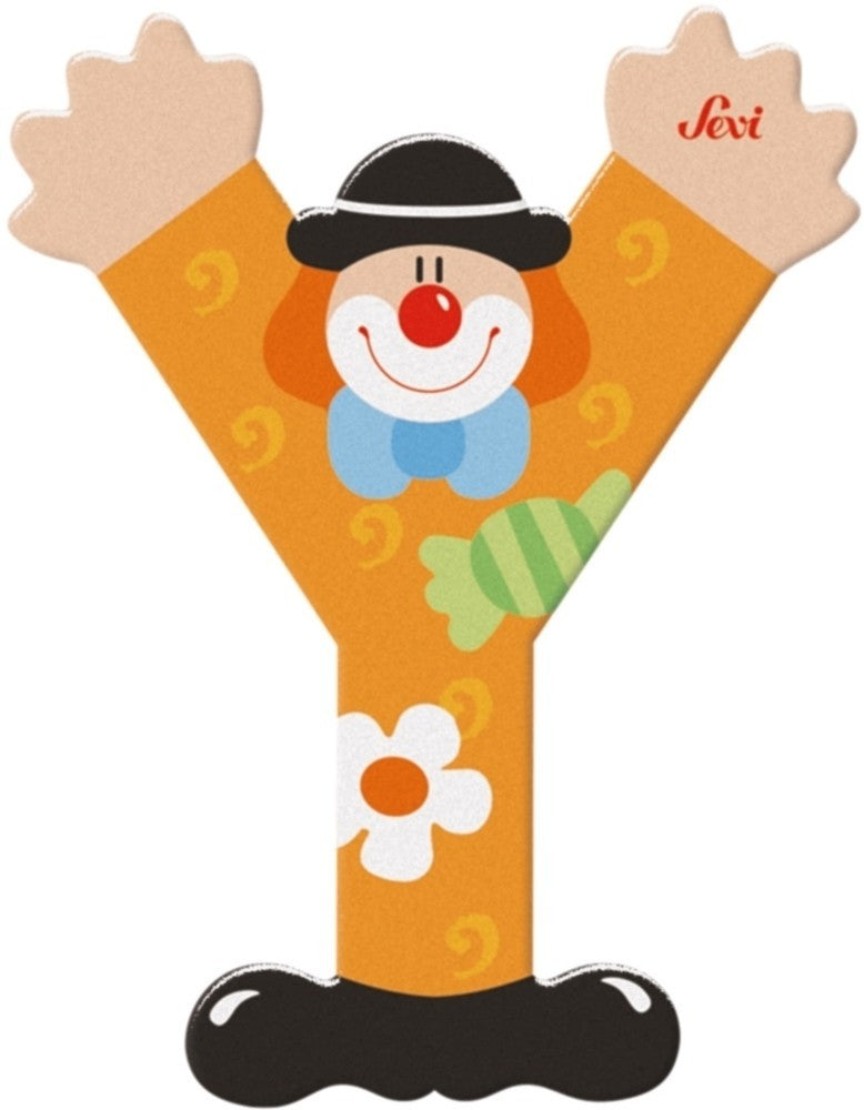 Sevi letter clown y: 10 cm (81761)