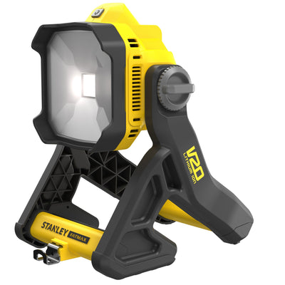 Stanley fatmax v20 18v werklamp (geel zwart, accu en oplader niet inbegrepen)