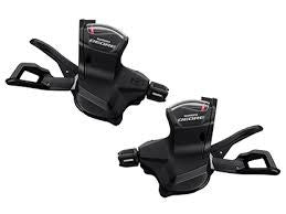 Shimano deore sl-m6000 2 3 10-speed shifter w clamp + gear indicator