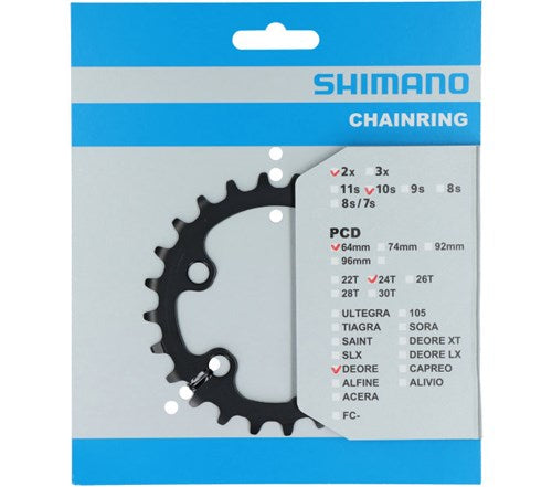 Shimano kettingblad Deore 10V 30T BCD 96mm Y1WC98010 M6000