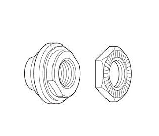 Shimano Deore FH-T610 conus rechts achter Y4C89050