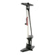 fietspomp met manometer staal 61 cm wit (020601)