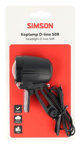 Simson koplamp aurora d-line 50r - dynamo