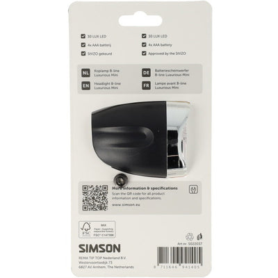 Simson koplamp aurora b-line luxurious mini