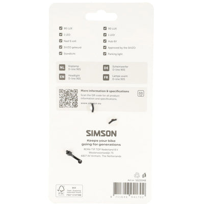 Simson koplamp aurora d-line 90s - dynamo