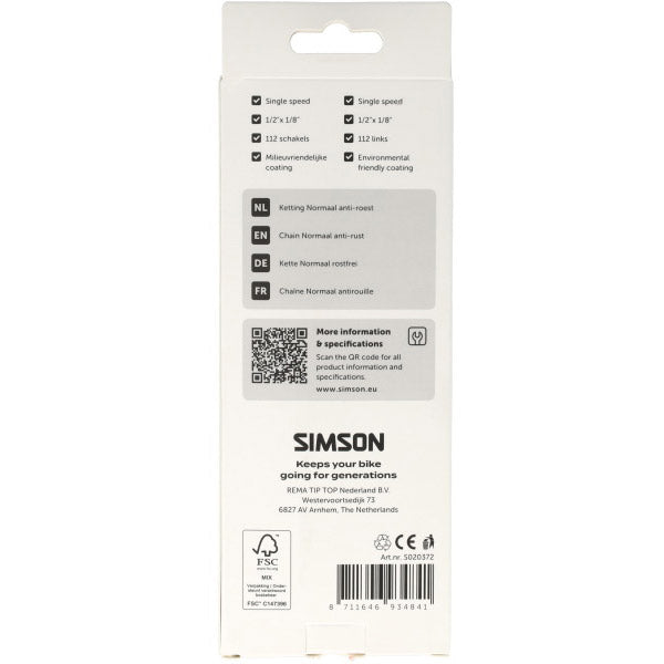 Simson ketting normaal anti-roest