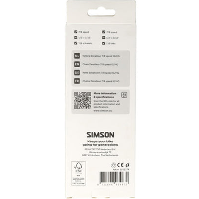 Simson ketting derailleur 7 8v hg