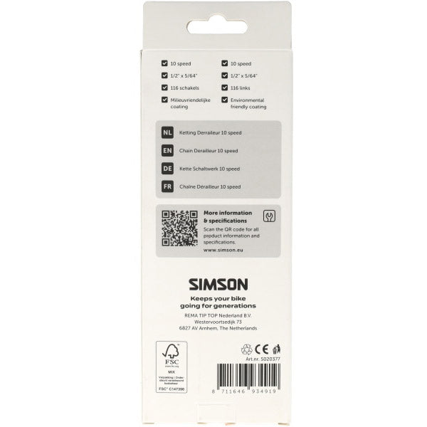 Simson ketting derailleur 10v hg