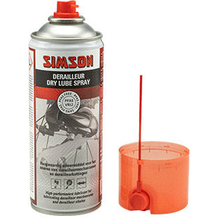 Simson dry lube spray voor derailleur spuitbus 400ml