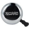 Simson bel traditioneel chroom staal