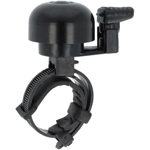 Simson fietsbel mini 32mm flex-band bevestiging zwart