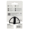 Simson fietsbel micro 23mm rubber elastiek bevestiging zwart