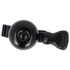 Simson fietsbel micro 23mm rubber elastiek bevestiging zwart