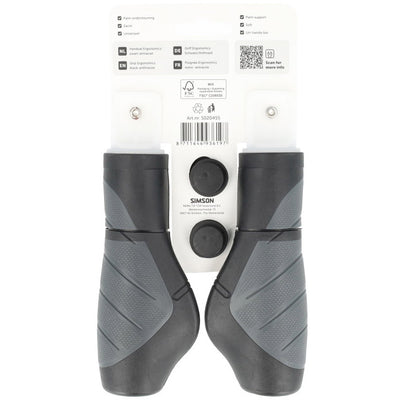Simson handvatten ergonomics zwart-antraciet